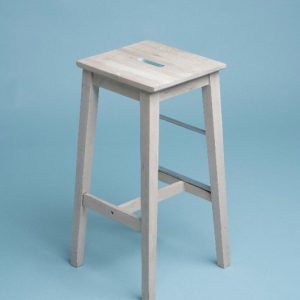 Armchair Black in Wood 2